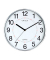 Wanduhr Aria 400094280 28,5cm Kunststoff metallgrau