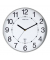 Wanduhr WAVE 400094562 +Batterien metallgrau