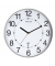 Wanduhr WAVE 400094562 +Batterien metallgrau