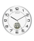Wanduhr Tempus 400094592 30,5cm Kunststoff metallgrau