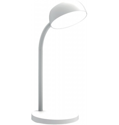 TAMY LED Schreibtischleuchte, weiß weiß, mit biegbarem Arm