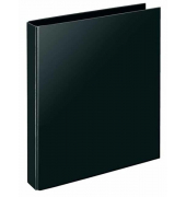 Ringbuch VELOCOLOR® ohne 1141280, A4 2 Ringe 25mm Ring-Ø Pappe schwarz