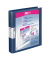 Präsentationsringbuch VELODUR® 4143150, A4 4 Ringe 25mm Ring-Ø Pappe/PP-Folie, 2 Außentaschen, blau