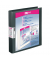 Präsentationsringbuch VELODUR® 4143180, A4 4 Ringe 25mm Ring-Ø Pappe/PP-Folie, 2 Außentaschen, schwarz