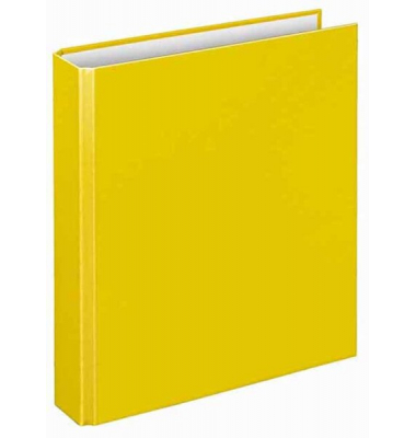 Ringbuch Basic 1151010, A5 2 Ringe 25mm Ring-Ø PP gelb