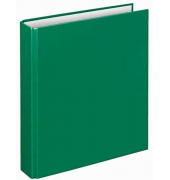Ringbuch Basic 1151040, A5 2 Ringe 25mm Ring-Ø PP grün