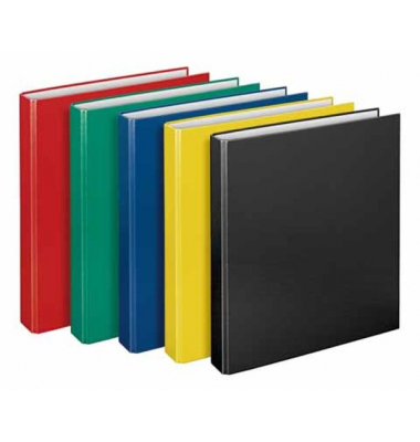 Ringbuch Basic ohne 1143000, A4 4 Ringe 25mm Ring-Ø Polypropylen (PP) farbig sortiert