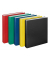 Ringbuch Basic 1143000, A4 4 Ringe 25mm Ring-Ø PP sortiert