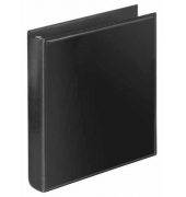 Ringbuch Prospektalbum 4153280, A5 4 Ringe 30mm Ring-Ø PP schwarz