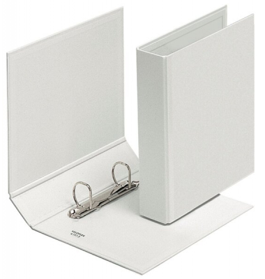 Präsentationsringbuch VELODUR® 4157390, A5 2 Ringe 30mm Ring-Ø Polypropylen, 2 Außentaschen, weiß
