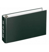 Bankordner VELOCOLOR® 4168380, 1/3 A4 45mm schmal Karton vollfarbig schwarz