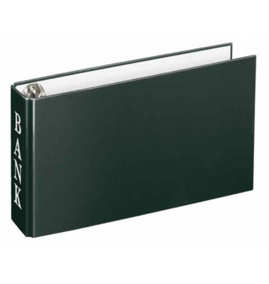 Bankordner VELOCOLOR® 4168380, 1/3 A4 45mm schmal Karton vollfarbig schwarz