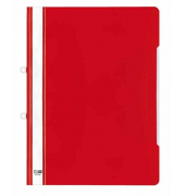 Angebotshefter VELOFORM 4745021, A4, rot, Kunststoff, 80g, Vorderdeckel transparent
