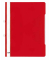 Angebotshefter VELOFORM 4745021, A4, rot, Kunststoff, 80g, Vorderdeckel transparent