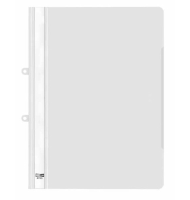 Angebotshefter VELOFORM 4745090, A4, weiß, Kunststoff, Vorderdeckel transparent