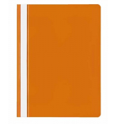 Schnellhefter VELOFORM 4748030, A4, orange, Kunststoff, 80g, Vorderdeckel transparent