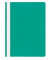 Schnellhefter VELOFORM 4748041, A4, hellgr&uuml;n, Kunststoff, 80g, Vorderdeckel transparent