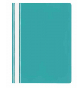 Schnellhefter VELOFORM 4748042, A4, t&uuml;rkis, Kunststoff, 80g, Vorderdeckel transparent