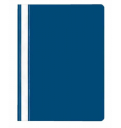 Schnellhefter VELOFORM 4748050, A4, dunkelblau, Kunststoff, 80g, Vorderdeckel transparent