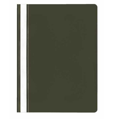 Schnellhefter VELOFORM 4748060, A4, braun, Kunststoff, 80g, Vorderdeckel transparent