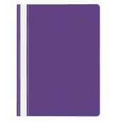 Schnellhefter VELOFORM 4748070, A4, lila, Kunststoff, 80g, Vorderdeckel transparent