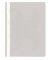 Schnellhefter VELOFORM 4748081, A4, grau, Kunststoff, 80g, Vorderdeckel transparent