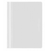 Schnellhefter VELOFORM 4748090, A4, wei&szlig;, Kunststoff, 80g, Vorderdeckel transparent