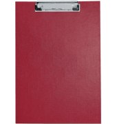 Klemmbrett 4814020 A4 rot Karton mit PVC-Überzug inkl Aufhängeöse 