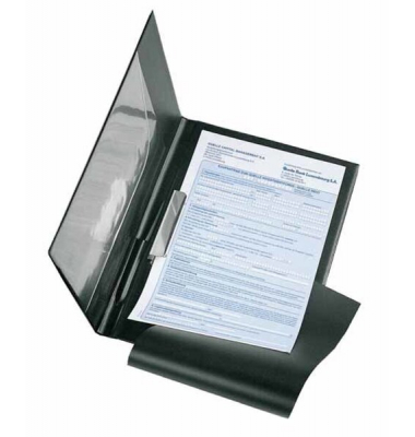 Klemmbrettmappe Auftragsmappe 5240080 A4 schwarz Kunststoff 