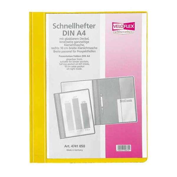 4000225014574 - Schnellhefter A4 gelb 4000225014574 4741010 10 Stück 4000225014574 - Schnellhefter A4 gelb 4000225014574 4741010 10 Stück