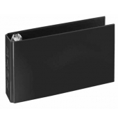 Bankordner VELOCOLOR® 4169280, 1/3 A4 45mm schmal Karton vollfarbig schwarz