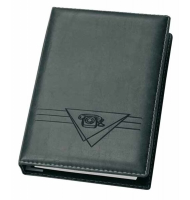 Telefonbuch Exquisit schwarz 4-Ring 16 mm