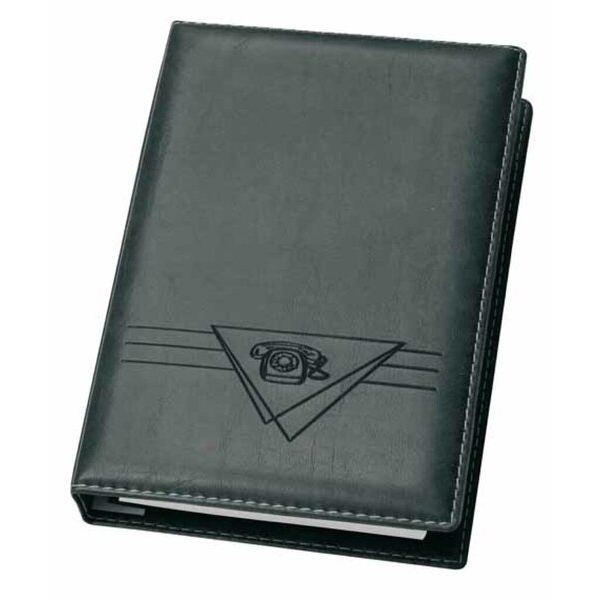 4000225016615 - Telefonringbuch Exquisit A5 schmal 4150780 145x225mm schwarz Weichfolie 4000225016615 4150780