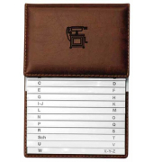 Telefonschuppenregister/5157760 155x225mm braun hochwertige Weichfolie