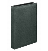 Ringbuch Exquisit ohne 5143780, A4 4 Ringe 25mm Ring-Ø Weichfolie, mit Pappe verstärkt schwarz
