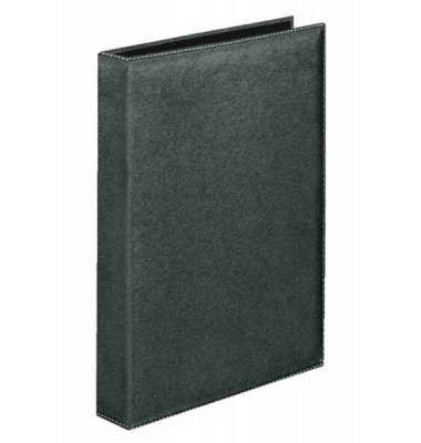 Ringbuch Exquisit ohne 5143780, A4 4 Ringe 25mm Ring-Ø Weichfolie, mit Pappe verstärkt schwarz