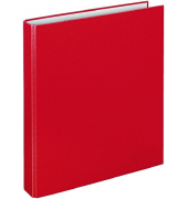 Ringbuch Basic 1141020, A4 2 Ringe 25mm Ring-Ø PP rot