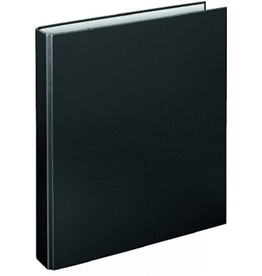 Ringbuch Basic 1141080, A4 2 Ringe 25mm Ring-Ø PP schwarz