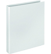 Ringbuch Basic ohne 1141090, A4 2 Ringe 25mm Ring-Ø Polypropylen weiß