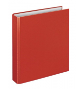 Ringbuch Basic 1151020, A5 2 Ringe 25mm Ring-Ø PP rot