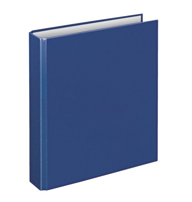 Ringbuch Basic ohne 1151050, A5 2 Ringe 25mm Ring-Ø Karton/Polypropylen blau