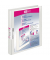 Präsentationsringbuch VELODUR® 1144190, A4 2 Ringe 16mm Ring-Ø Pappe/PP-Folie, 2 Außentaschen, weiß