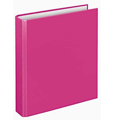 Ringbuch Basic ohne 1151071, A5 2 Ringe 25mm Ring-Ø Polypropylen pink