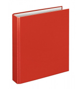 Ringbuch Basic 1153020, A5 4 Ringe 25mm Ring-Ø PP rot