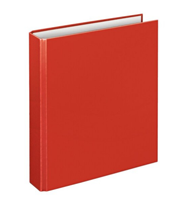 Ringbuch Basic 1153020, A5 4 Ringe 25mm Ring-Ø PP rot