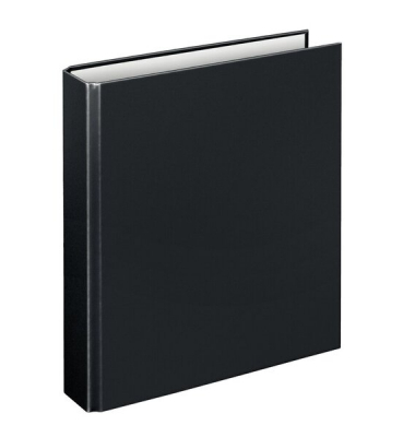 Ringbuch Basic 1153080, A5 4 Ringe 25mm Ring-Ø PP schwarz