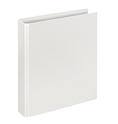 Ringbuch Basic ohne 1153090, A5 4 Ringe 25mm Ring-Ø Polypropylen weiß