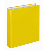 Ringbuch Basic 1153010, A5 4 Ringe 25mm Ring-Ø PP gelb