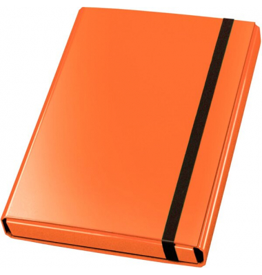 Heftbox Velocolor 4443330, A4 orange, 4cm F&uuml;llh&ouml;he, Karton