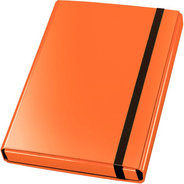 4000225038242 - Heftbox VELOCOLOR® 4443330 A4 orange 4cm Füllhöhe Karton glanzkaschiert 4000225038242 Veloflex